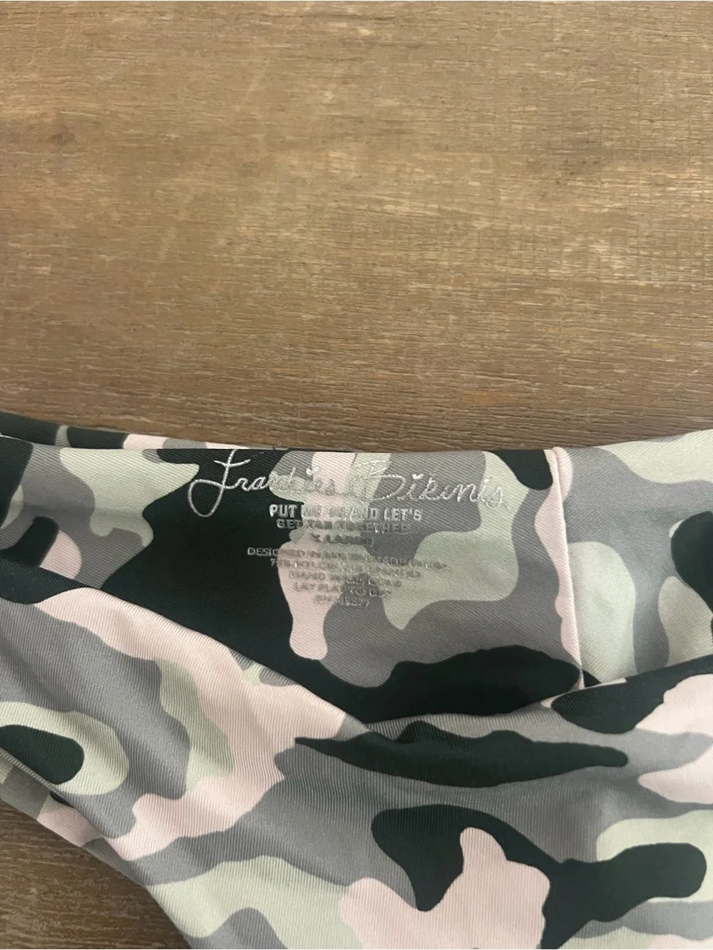Frankie's Bikinis Camo Cheeky Bottom